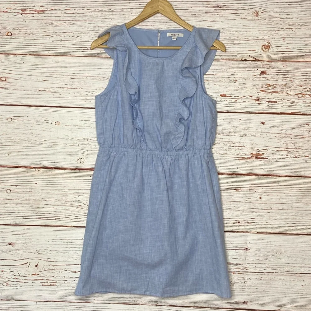 Madewell Bellflower Ruffle Dress Sz 6